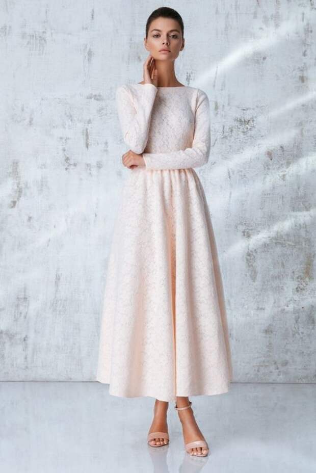 Платье «Аэлита» миди, Розовое кружево, Цена