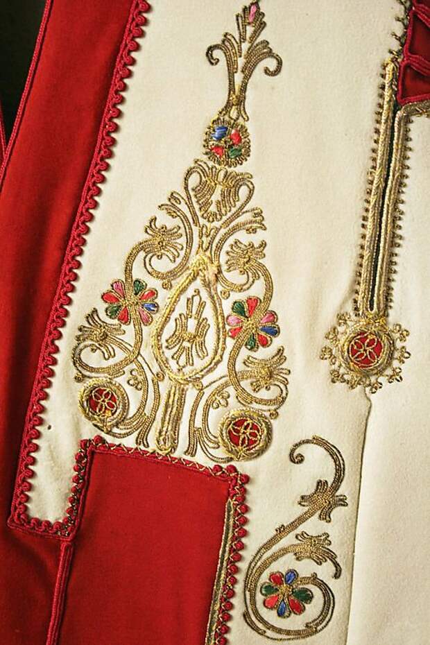 Jacket ( detail ), 19th century, Greek, cotton, silk: 