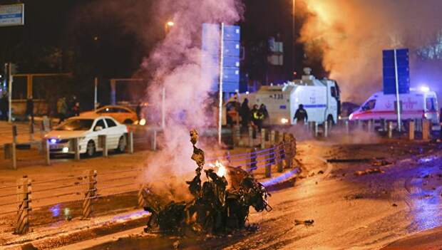 Взрыв в стамбульском районе Бешикташ