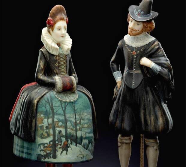 Голандцы пара, высота 17, 5 см @alexandrakukinova_gallery