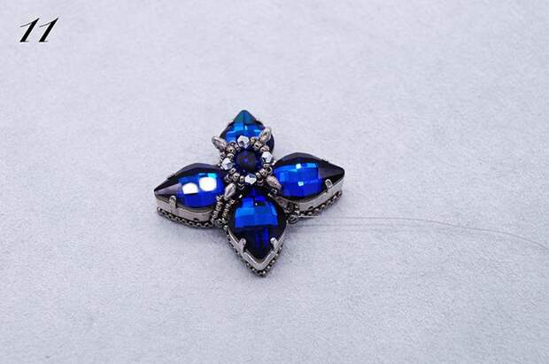 Создаем роскошное колье с кристаллами Swarovski