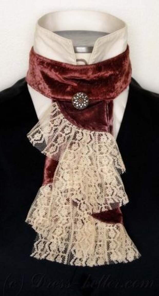 Jabot- decorative lace neck piece for men OH YES THIS IS WHAT I LIKE. PERFECT: 