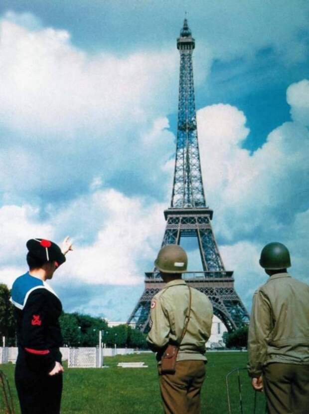 Редчайшие цветные снимки Второй мировой войны