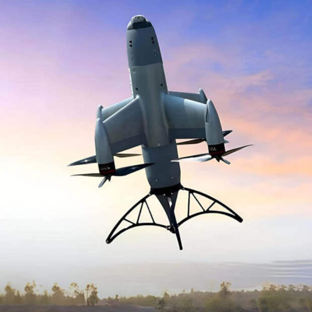 Беспилотник-перехватчик Hunter Eagle в полете