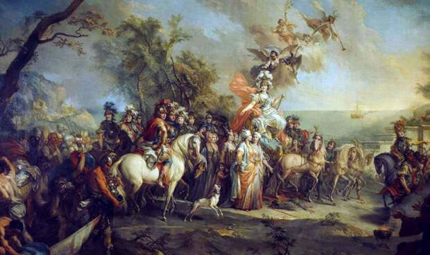 Как при Ларге русский корпус Румянцева разбил 80-тысячную турецко-татарскую армию.