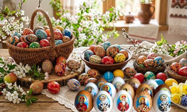 Священник РПЦ пояснил, какие изображения на пасхальных яйцах ведут к греху