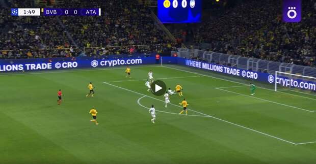 «Боруссия» Дортмунд — «Аталанта» — 2:0. Видеообзор матча Лиги чемпионов