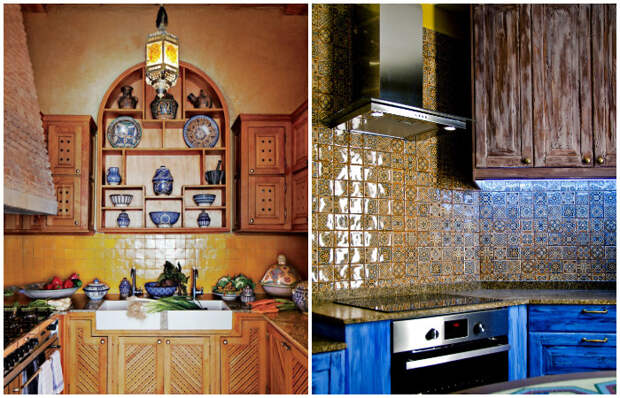 Марокканский стиль в интерьере кухни.