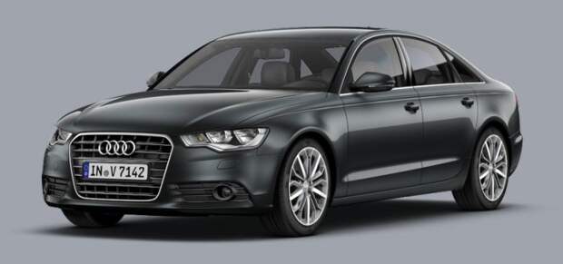 Популярный немецкий седан Audi A6.