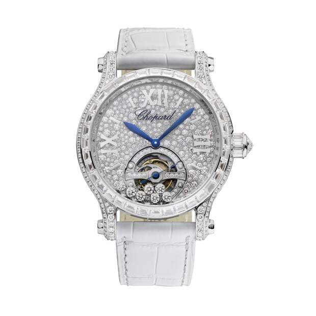 Часы Happy Sport Tourbillon Joaillerie, Happy Sport, Chopard, цена по запросу (Mercury)