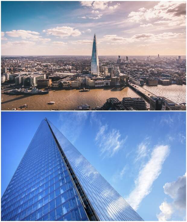 Небоскреб The Shard – культовая достопримечательность Лондона (Великобритания).