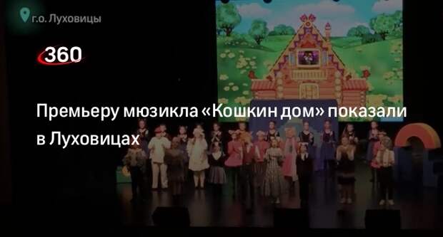 Премьеру мюзикла «Кошкин дом» показали в Луховицах