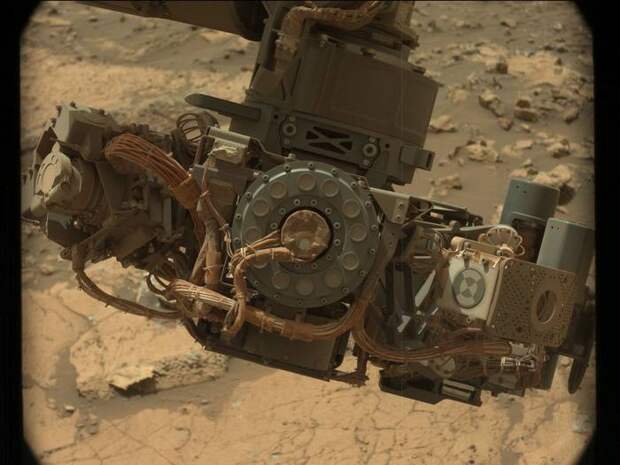 Селфи марсохода Кьюриосити Марс, Космос, Curiosity, Марсоход, Длиннопост