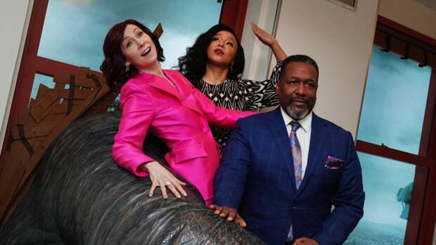 Carrie Preston, Carra Patterson, and Wendell Pierce