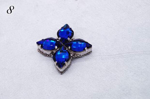 Создаем роскошное колье с кристаллами Swarovski