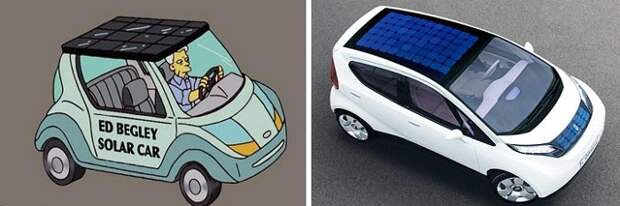 Солнечная машина тоже нашла свое место в культовом мультсериале. /Фото: vk.com Солнечная машина тоже нашла свое место в культовом мультсериале. /Фото: vk.com