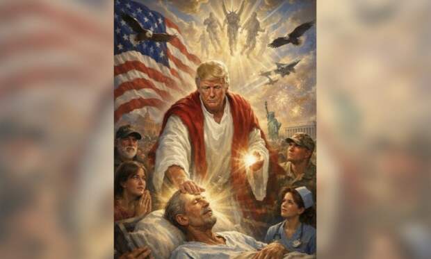 Стало известно, кто попросил Трампа удалить фото в образе, похожем на Иисуса