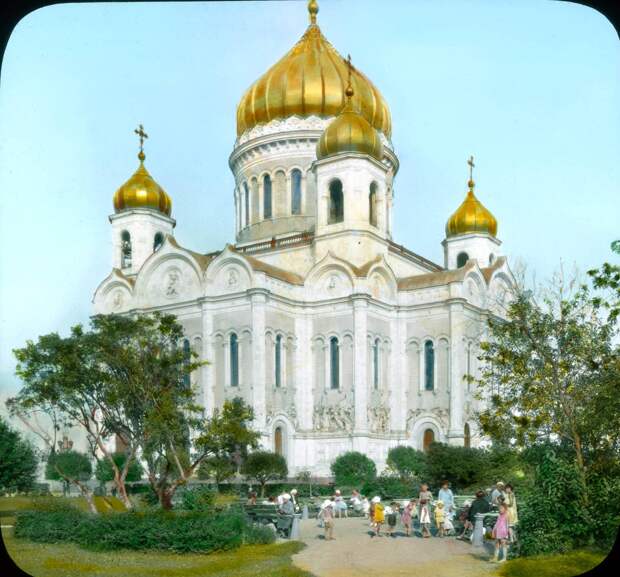 Москва. Храм Христа Спасителя. Общий вид 