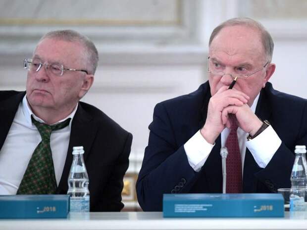 Зюганов и Жириновский обвинили друг друга в заигрывании с «навальнятиной»