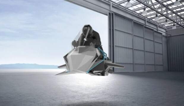 Для реального супергероя: представлен реактивный летающий мотоцикл Speeder