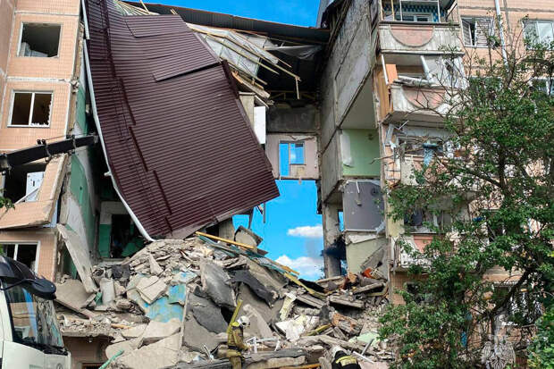Ивантеева: девять жителей частично разрушенного в Шебекино дома уехали в ПВР