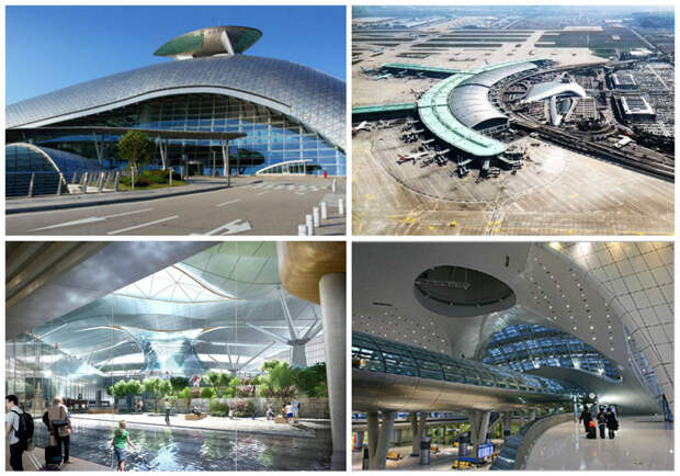 Международный аэропорт Инчхон (Incheon International Airport) архитектура, аэропорты, красота, особенности