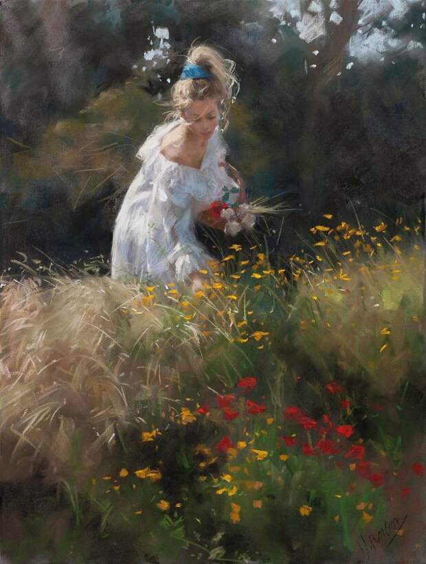 Красота и сила женщин в картинах Vicente Romero Redondo