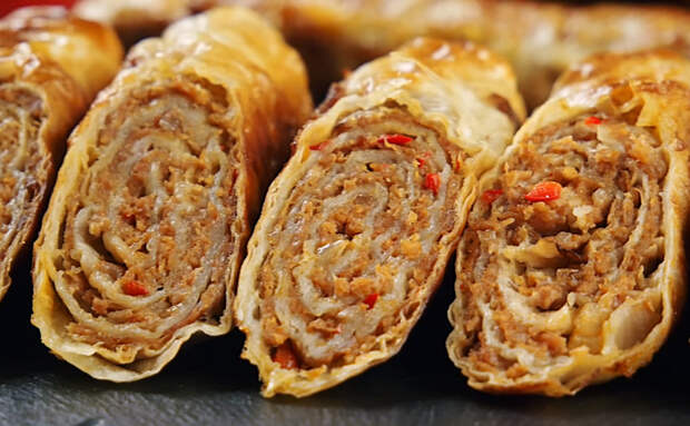 Сытная закуска из лаваша за 3 минуты. 3 рецепта