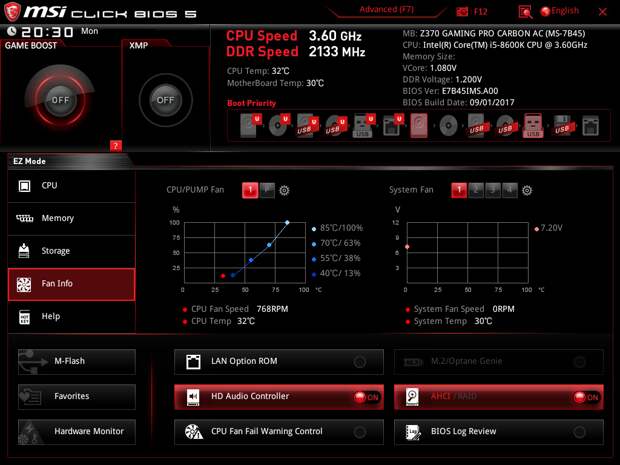 Обзор Z370 Gaming Pro Carbon AC: эффектная и актуальная мамочка