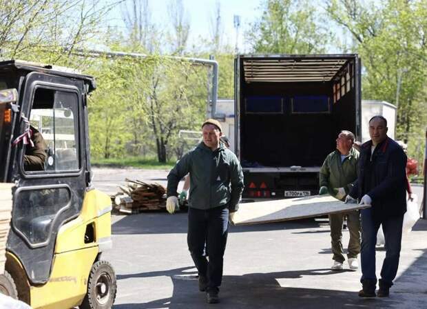 Балтач районыннан Рубежное шәһәре коммуналь хезмәтләренә гуманитар ярдәм китерделәр