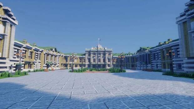Студенты-энтузиасты воспроизвели центр Твери в игре Minecraft