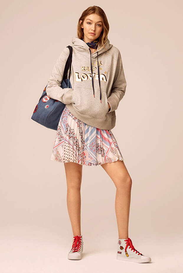 Джиджи Хадид в рекламе Tommy Hilfiger
