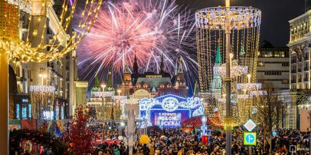 Праздничные мероприятия в новогодние дни охватят всю Москву / Фото: mos.ru