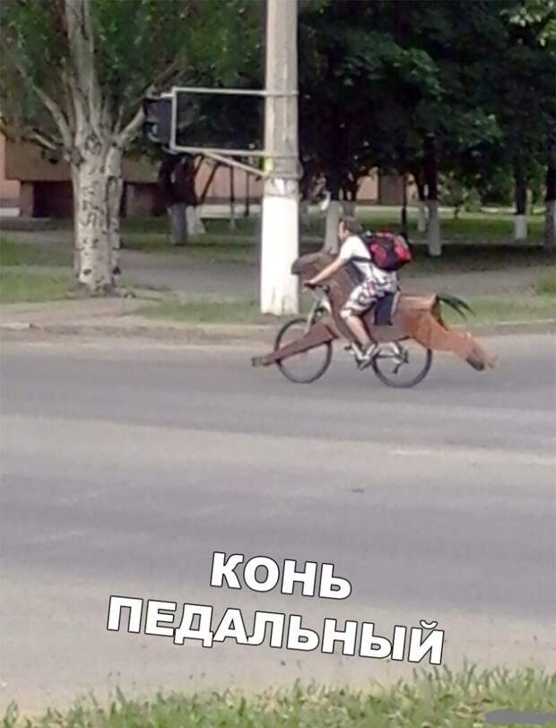 Конь педальный