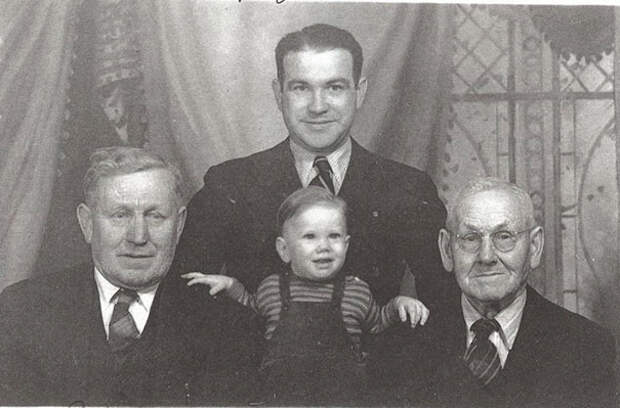 1948: четыре поколения прабабушка, прадедушка, семейный альбом, семья, фото