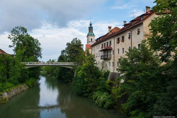 Škofja Loka (Шкофья-Лока) — самый красивый сохранившийся средневековый город в Словении