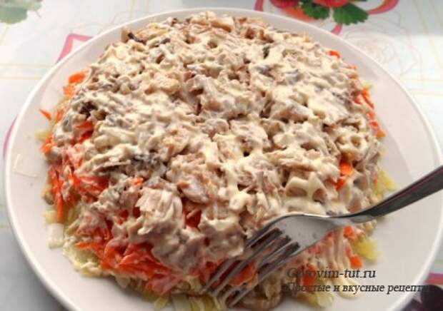 Салат Белая Ночь