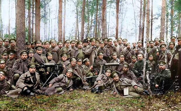 Русских солдат Западного фронта расколола революция и падение царской России