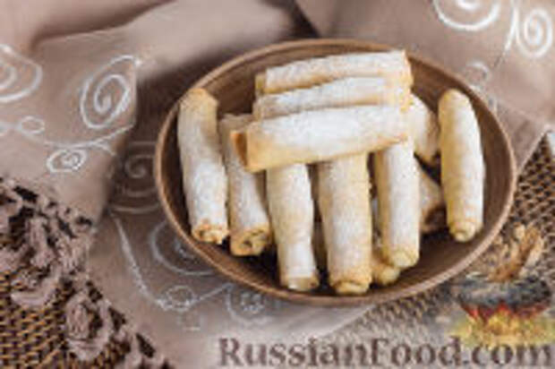 Фото к рецепту: Татарское печенье "Бармак" с орехами