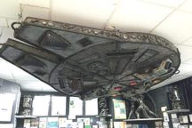 The Millennium Falcon.