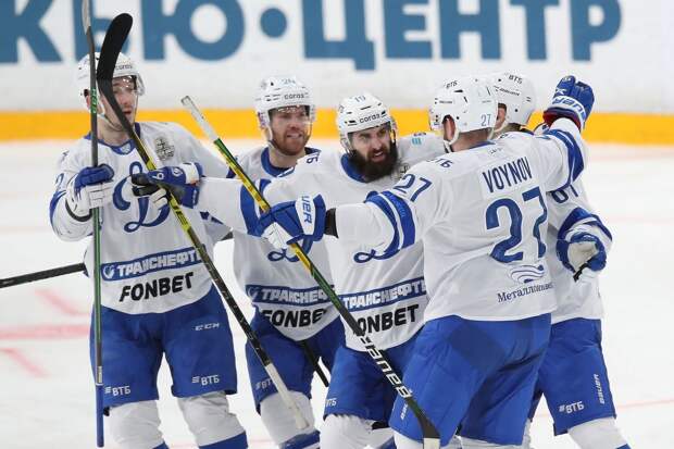 Московское «Динамо» победило «Северсталь» и вышло в 1/4 финала плей-офф КХЛ