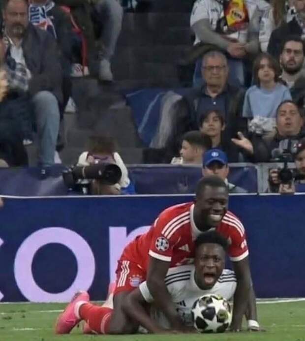 Вчера во время матча Баварии и Реала игроки решили сделать нового футболиста прямо на поле. Судья им подсказал, что так дети не родятся https://t.me/w...