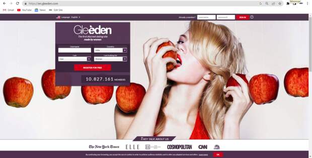Gleeden the Extramarital dating app