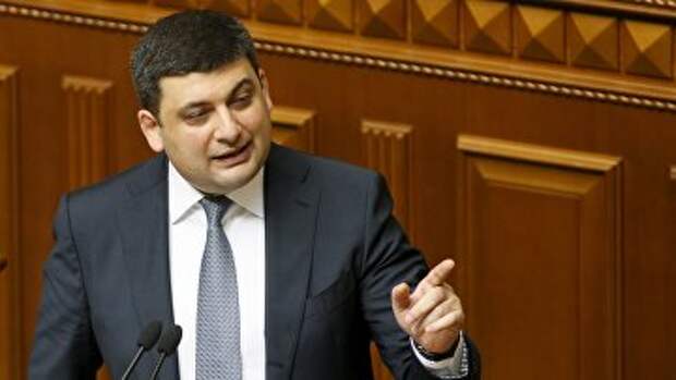 Владимир Гройсман обращается к депутатам в парламенте, Киев Владимир Гройсман обращается к депутатам в парламенте, Киев