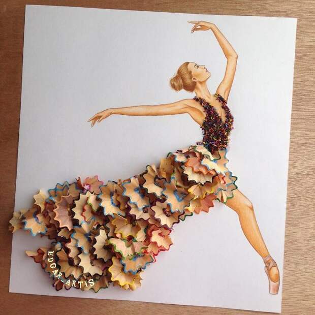 Armenian Fashion Illustrator Creates Stunning Dresses From Everyday Objects (10+ Pics)