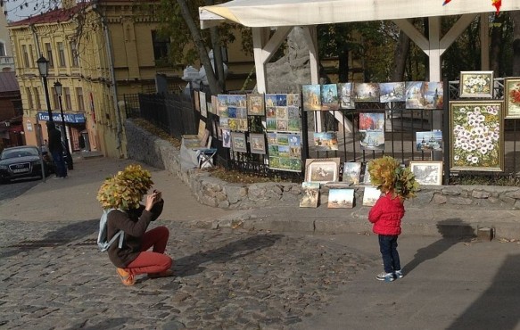 Бабье лето в Киеве продержалось дольше, чем на Урале
