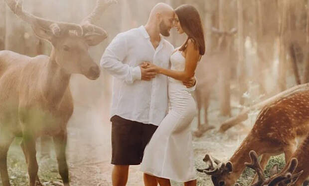 Семейная идиллия: Джиган и Оксана Самойлова поделились первой после примирения совместной фотосессией