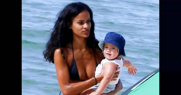 Венсан Кассель и Нара Баптиста перестали скрывать лицо годовалого сына