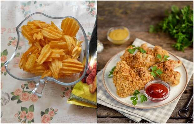 Чипсы и еще 5 секретов сочных и хрустящих куриных крылышек