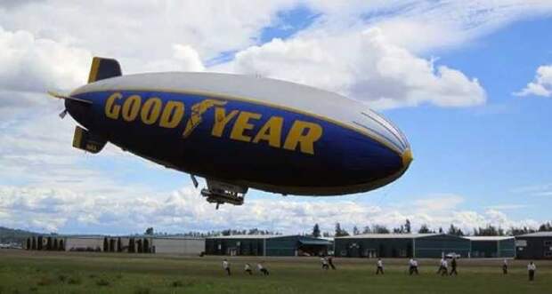 Дирижабль «Goodyear».